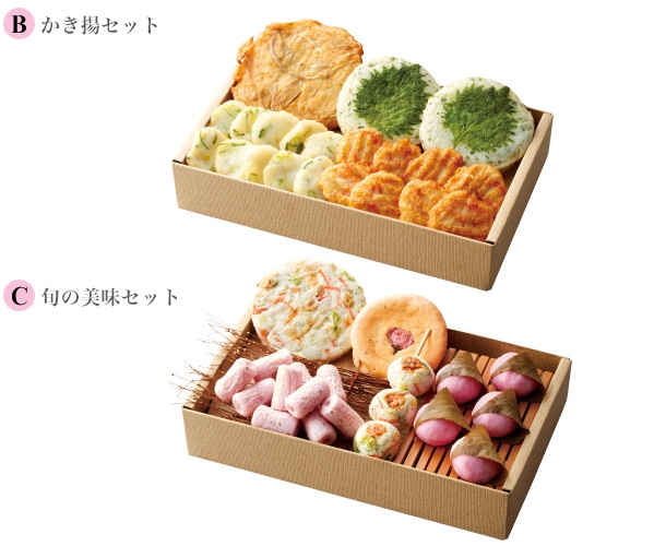 美味彩々かき揚セットB＋旬の美味セットC]