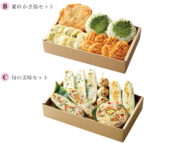 美味彩々[夏のかき揚セットB＋旬の美味セットC]
