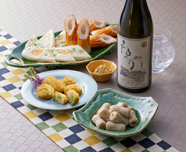 家飲みちくわセット【焼酎A・ねっか米焼酎】(送料込)