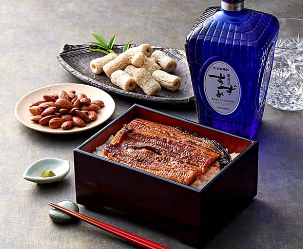 極上豊橋うなぎ＆麦焼酎 銀座のすずめ ガスライト＆おつまみセット(送料込)