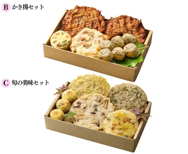 美味彩々[かき揚セットB＋旬の美味セットC]