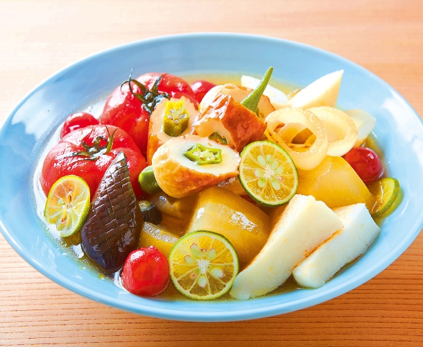 【8月のおでん】夏やさい冷製おでん